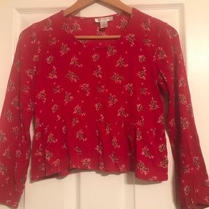 Tilly’s girl red shirt